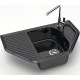 Купить Кухонная мойка Marrbaxx Рики Z22 черный глянец Z022Q004 в магазине сантехники Santeh-Crystal.ru