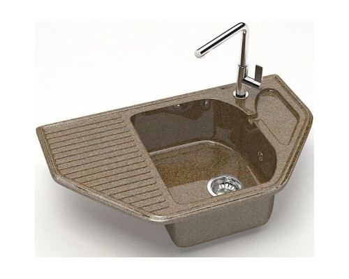 Приобрести Кухонная мойка Marrbaxx Рики Z22 терракот глянец Z022Q009 в магазине сантехники Santeh-Crystal.ru