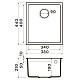 Заказать Кухонная мойка Tetogranit Omoikiri Bosen 38-U-GR ленинградский серый 4993538 в магазине сантехники Santeh-Crystal.ru