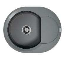 Кухонная мойка Tetogranit Omoikiri Sakaime 60E-GR ленинградский серый 4993544