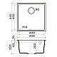 Приобрести Кухонная мойка Tetogranit Omoikiri Bosen 44-U-BL черный 4993595 в магазине сантехники Santeh-Crystal.ru