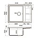 Приобрести Кухонная мойка Tetogranit Omoikiri Sumi 65-BL черный 4993670 в магазине сантехники Santeh-Crystal.ru