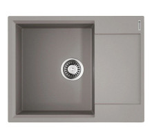 Кухонная мойка Artgranit Omoikiri Daisen 65-GR ленинградский серый 4993682