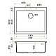Заказать Кухонная мойка Tetogranit Omoikiri Bosen 61-EV эверест 4991215 в магазине сантехники Santeh-Crystal.ru