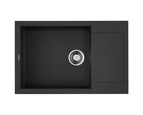 Купить Кухонная мойка Tetogranit Omoikiri Sakaime 78-LB-BL черный 4993900 в магазине сантехники Santeh-Crystal.ru