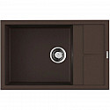 Кухонная мойка Tetogranit Omoikiri Sumi 78 LB-DC темный шоколад 4993723 Кухонная мойка Tetogranit Omoikiri Sumi 78 LB-DC темный шоколад 4993723