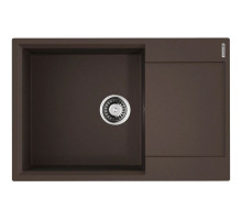 Кухонная мойка Artgranit Omoikiri Daisen 78-LB-DC темный шоколад 4993691