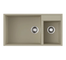 Кухонная мойка Tetogranit Omoikiri Tedori 85-2-U-BE ваниль 4993941