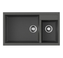 Кухонная мойка Tetogranit Omoikiri Tedori 86-2-LB-PL платина 4993939