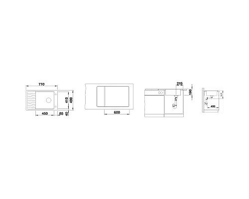 Santeh-Crystal.ru: Кухонная мойка Blanco Elon XL 6 S-F InFino белый 524857 Заказать Кухонная мойка Blanco Elon XL 6 S-F InFino белый 524857 в магазине сантехники Santeh-Crystal.ru