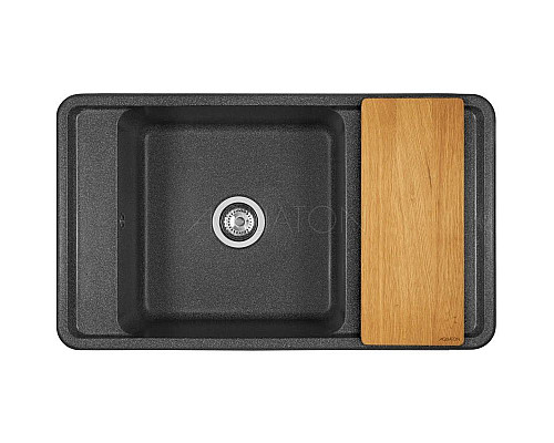 Santeh-Crystal.ru: Кухонная мойка Акватон Беллис графит 1A724832BS210 Купить Кухонная мойка Акватон Беллис графит 1A724832BS210 в магазине сантехники Santeh-Crystal.ru