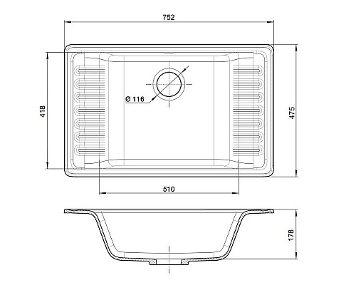 Заказать Кухонная мойка GranFest Quarz бежевый GF-Z71 в магазине сантехники Santeh-Crystal.ru