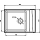 Заказать Кухонная мойка GranFest графит Level GF-LV-660L в магазине сантехники Santeh-Crystal.ru