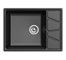 Кухонная мойка GranFest черный Vertex GF-V-680L