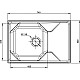 Купить Кухонная мойка GranFest иней Unique GF-U-740L в магазине сантехники Santeh-Crystal.ru