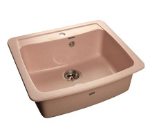 Кухонная мойка GranFest светло-розовый Standart GF-S605