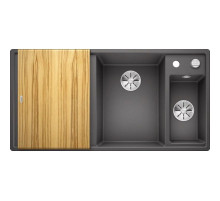 Кухонная мойка Blanco Axia III 6S InFino темная скала 523463