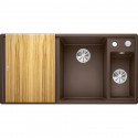 Кухонная мойка Blanco Axia III 6S InFino кофе 523471