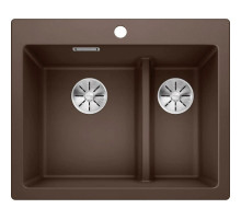 Кухонная мойка Blanco Pleon 6 Split InFino кофе 521698