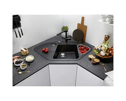 Santeh-Crystal.ru: Кухонная мойка Blanco Delta II InFino черный 525867 Купить Кухонная мойка Blanco Delta II InFino черный 525867 в магазине сантехники Santeh-Crystal.ru