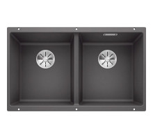 Кухонная мойка Blanco Subline 350/350-U InFino темная скала 523575
