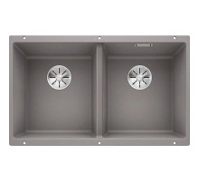 Кухонная мойка Blanco Subline 350/350-U InFino алюметаллик 523576
