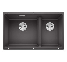Кухонная мойка Blanco Subline 430/270-U InFino темная скала 523152