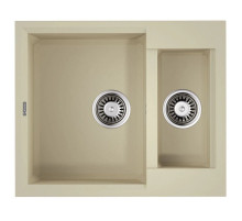 Кухонная мойка Tetogranit Omoikiri Sakaime 60-2-BE ваниль 4993909