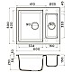 Купить Кухонная мойка Tetogranit Omoikiri Sakaime 60-2-GR ленинградский серый 4993554 в магазине сантехники Santeh-Crystal.ru