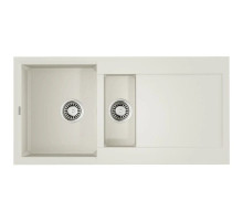 Кухонная мойка Tetogranit Omoikiri Sakaime 100-2-WH белый 4993895