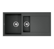 Кухонная мойка Tetogranit Omoikiri Sakaime 100-2-PL платина 4993899