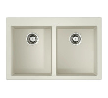 Кухонная мойка Tetogranit Omoikiri Bosen 80-2-WH белый 4993839
