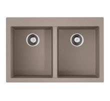 Кухонная мойка Tetogranit Omoikiri Bosen 80-2-CH шампань 4993841
