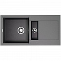Кухонная мойка Tetogranit Omoikiri Sakaime 86-2-GR ленинградский серый 4993560 Кухонная мойка Tetogranit Omoikiri Sakaime 86-2-GR ленинградский серый 4993560