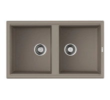 Кухонная мойка Tetogranit Omoikiri Tedori 86-2-SA бежевый 4993926