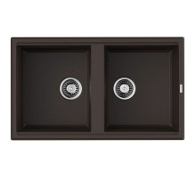 Кухонная мойка Tetogranit Omoikiri Tedori 86-2-DC темный шоколад 4993928