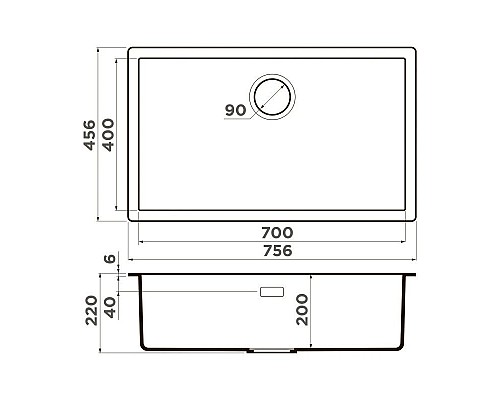 Приобрести Кухонная мойка Tetogranit Omoikiri Yamakawa 75T-U/I-PL платина 4993464 в магазине сантехники Santeh-Crystal.ru