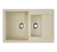 Кухонная мойка Tetogranit Omoikiri Daisen 78-2T-BE ваниль 4993529
