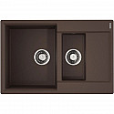 Кухонная мойка Tetogranit Omoikiri Daisen 78-2T-DC темный шоколад 4993534