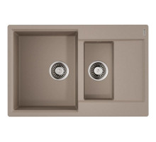 Кухонная мойка Tetogranit Omoikiri Daisen 78-2T-SA бежевый 4993536