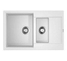 Кухонная мойка Tetogranit Omoikiri Daisen 78-2T-WH белый 4993530