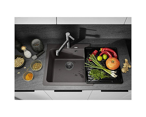 Купить Кухонная мойка Blanco Naya 5 темная скала 526580 в магазине сантехники Santeh-Crystal.ru
