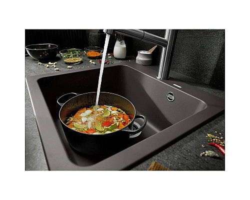 Купить Кухонная мойка Blanco Naya 5 темная скала 526580 в магазине сантехники Santeh-Crystal.ru