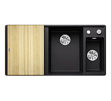 Кухонная мойка Blanco Axia III 6 S-F InFino черный 525855