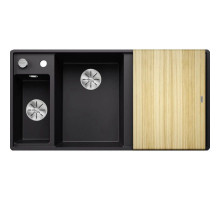 Кухонная мойка Blanco Axia III 6 S-F InFino черный 525853