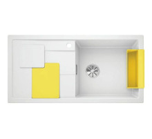 Кухонная мойка Blanco Sity XL 6S InFino белый/лимон 525055