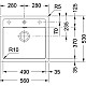 Заказать Кухонная мойка Tectonite Franke Sirius SID 610 серый 114.0571.487 в магазине сантехники Santeh-Crystal.ru