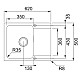 Приобрести Кухонная мойка Tectonite Franke Orion OID 611-62 серый 114.0571.486 в магазине сантехники Santeh-Crystal.ru