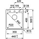 Купить Кухонная мойка Fragranit Franke Centro CNG 610/210-39 миндаль 114.0639.659 в магазине сантехники Santeh-Crystal.ru