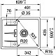 Купить Кухонная мойка Fragranit Franke Centro CNG 611/211-62 оникс 114.0639.682 в магазине сантехники Santeh-Crystal.ru